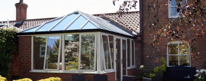 conservatory build on home