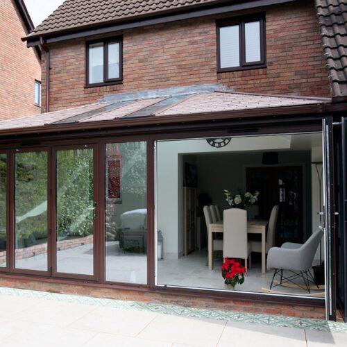 Ultra Roof Glazed Extension in Ponthir