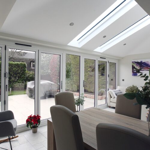 Ultra Roof Glazed Extension in Ponthir